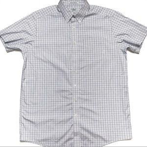 L.L. Bean Men’s Short Sleeve Button Up Shirt Top